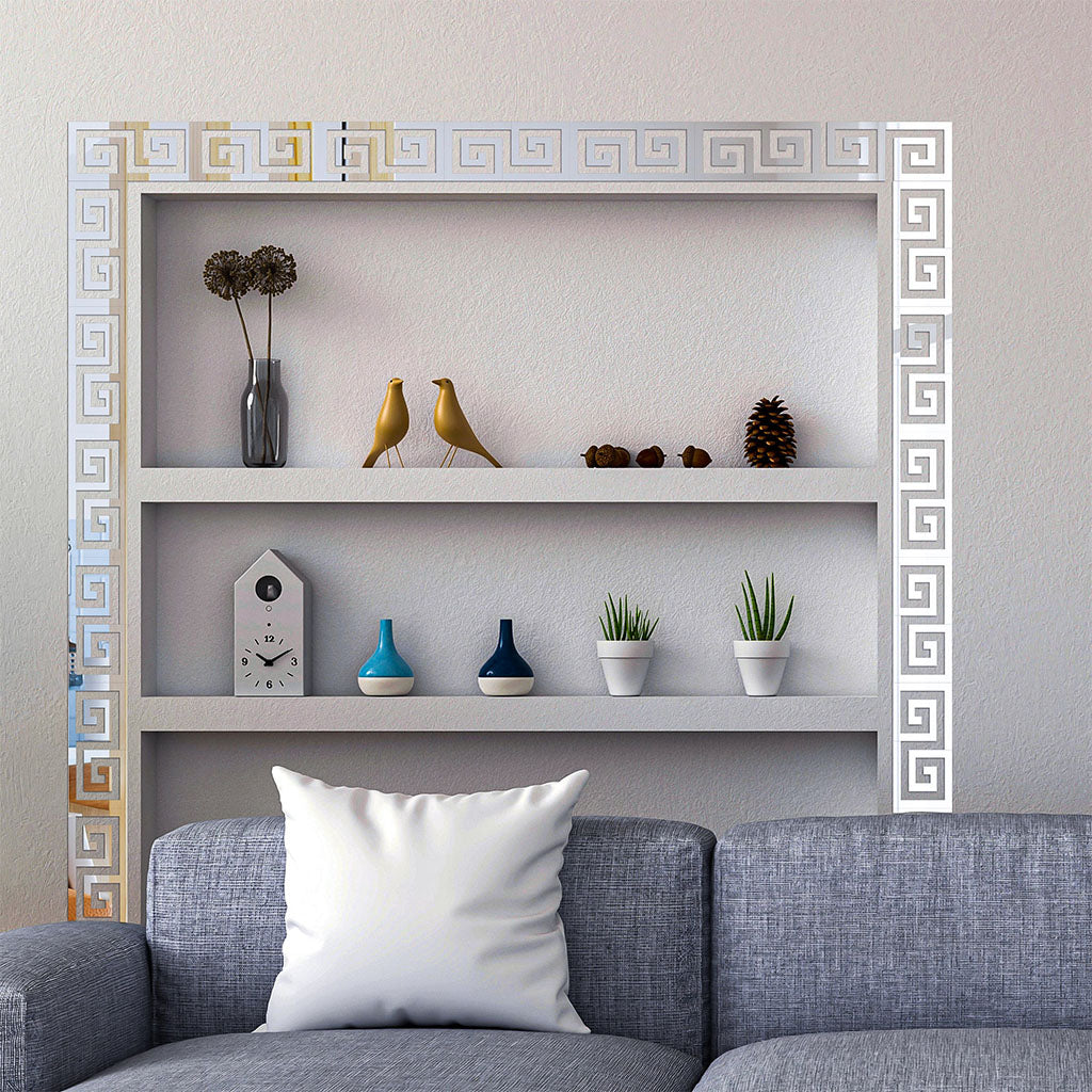 Geometric Greek Elegant Acrylic Wall Decor Mirrors