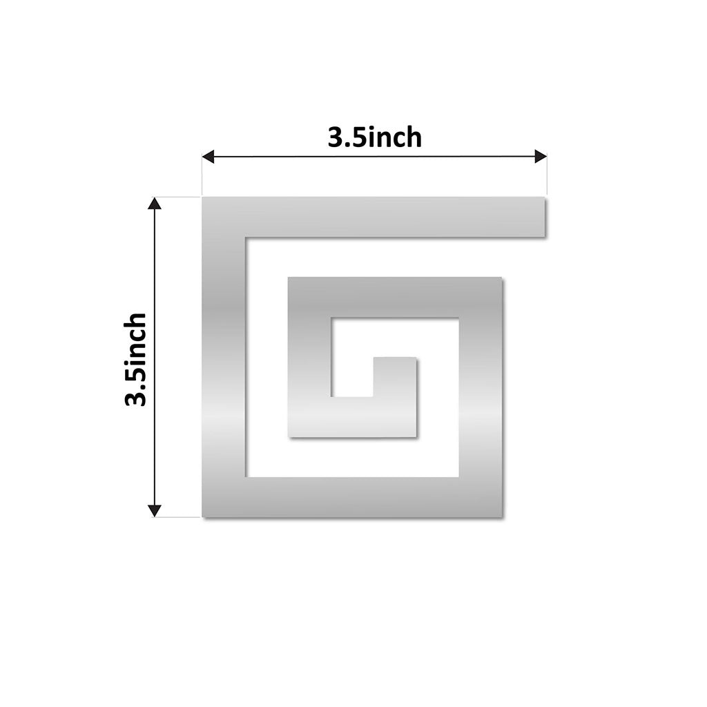 Geometric Greek Elegant Acrylic Wall Decor Mirrors