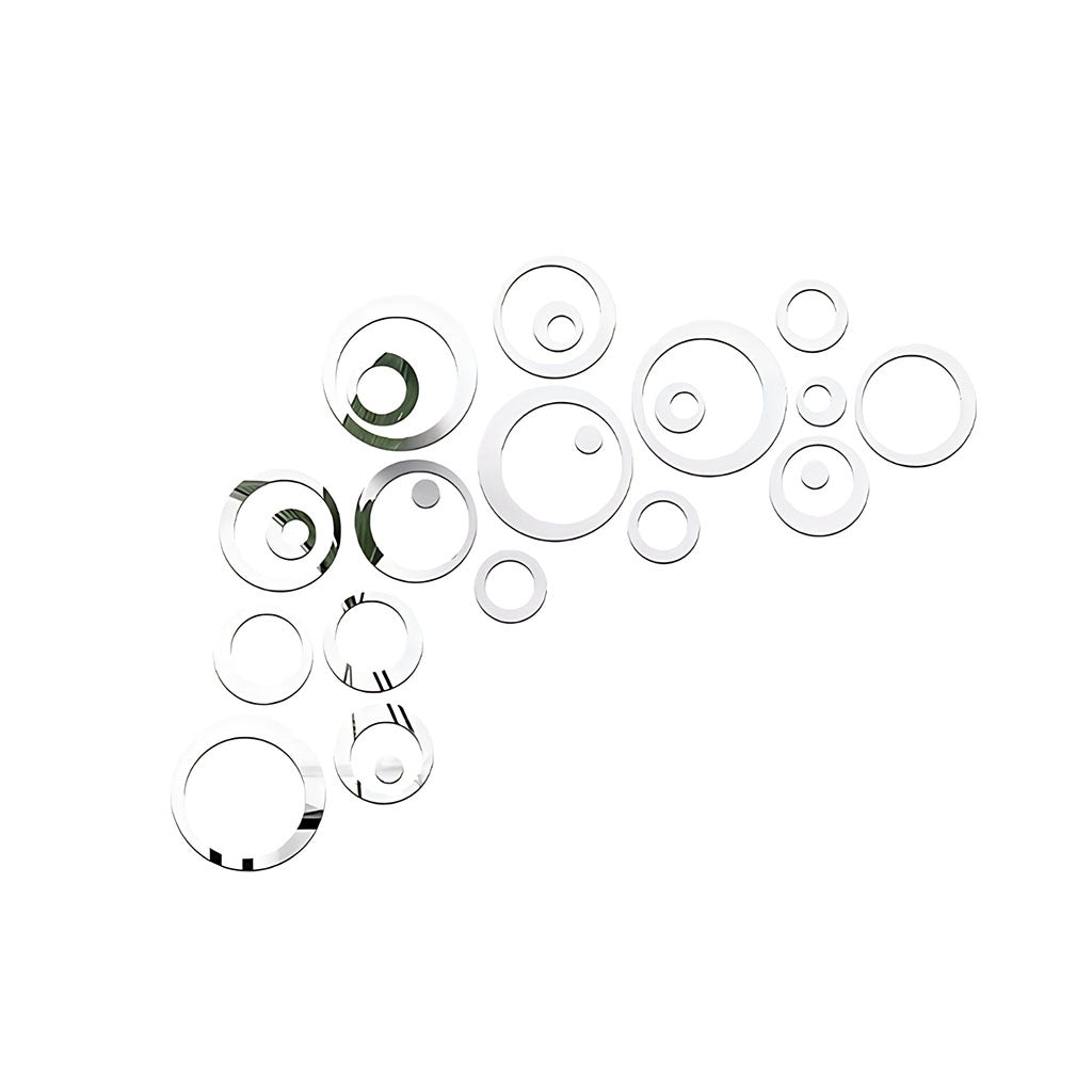 Circular Elegant Acrylic Wall Decor Mirrors