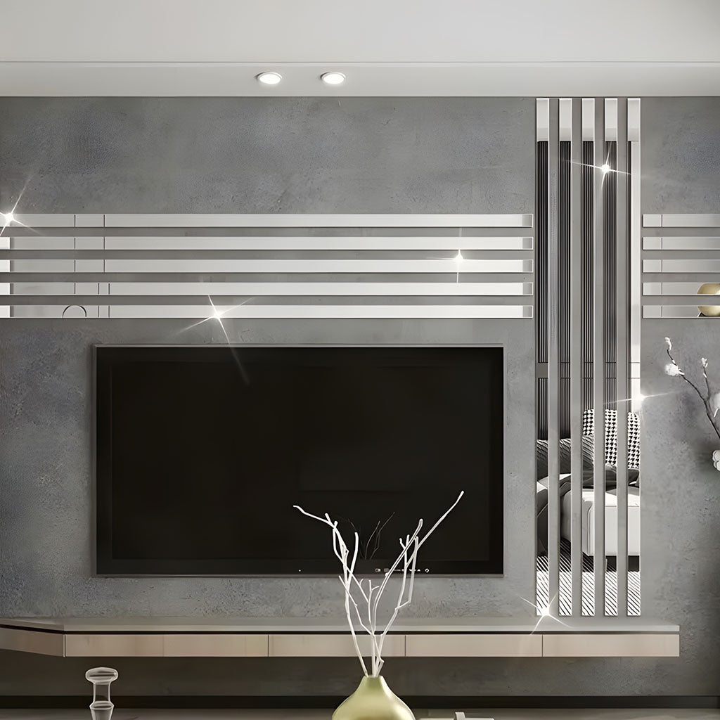 Acrylic Elegant Wall Decor Mirror Strips