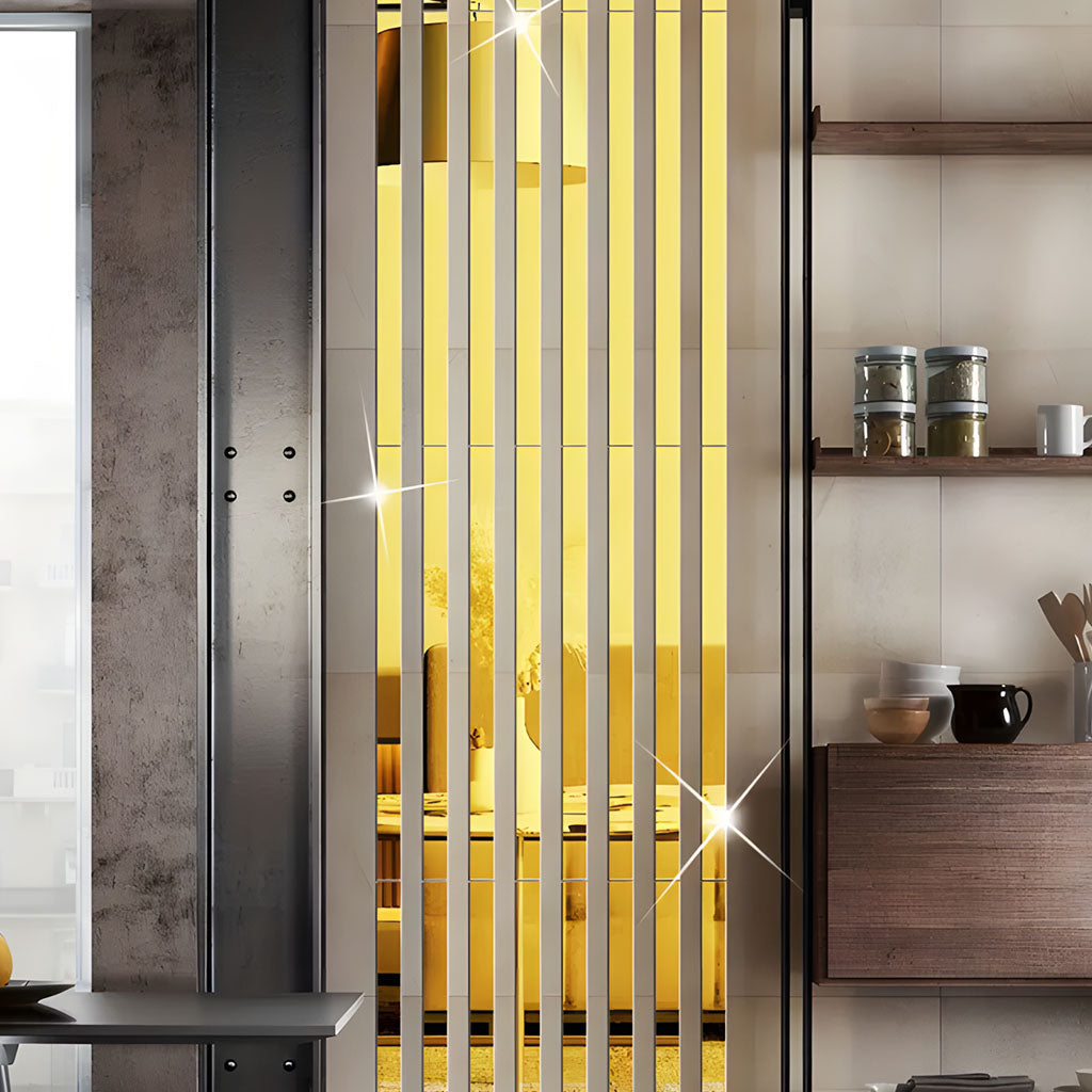 Acrylic Elegant Wall Decor Mirror Strips