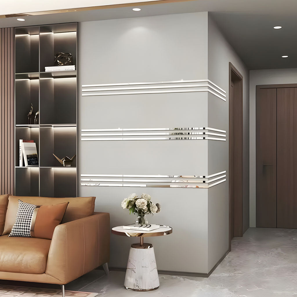 Acrylic Elegant Wall Decor Mirror Strips